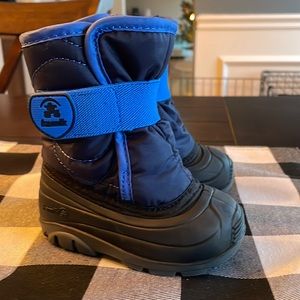 Toddler boys Kamik winter boots- used but like new
